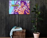 Bruce Lee lifestyle mockup — Comic Strip Canvas