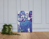 The Arctic Monkeys lifestyle mockup — Comic Strip Canvas