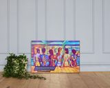 Pink Floyd lifestyle mockup — Comic Strip Canvas