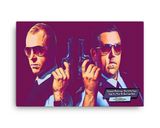 Hot Fuzz lifestyle mockup — Comic Strip Canvas