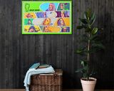 Billie Eilish lifestyle mockup — Comic Strip Canvas