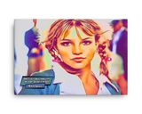 Britney Spears lifestyle mockup — Comic Strip Canvas