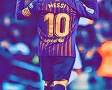 Leo Messi — Comic Strip Canvas