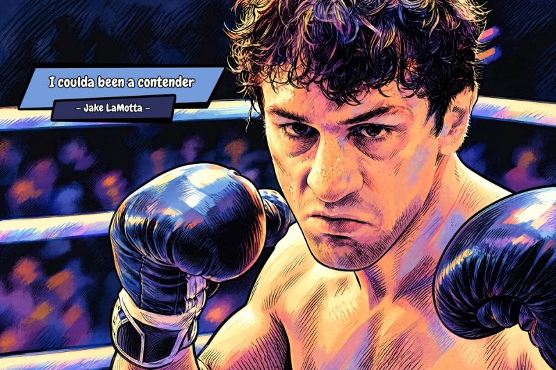 Raging Bull — Comic Strip Canvas