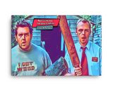 Shaun Of The Dead lifestyle mockup — Comic Strip Canvas