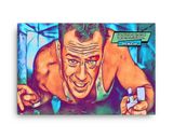 Die Hard lifestyle mockup — Comic Strip Canvas