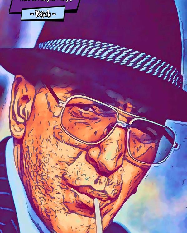 Kojak — Comic Strip Canvas