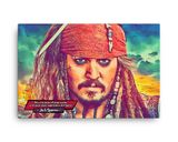 Jack Sparrow lifestyle mockup — Comic Strip Canvas