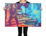 Scarface lifestyle mockup — Comic Strip Canvas