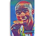 Mo Farah lifestyle mockup — Comic Strip Canvas