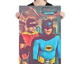 Batman&Robin lifestyle mockup — Comic Strip Canvas