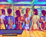 Pink Floyd — Comic Strip Canvas