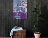 Travis Bickle lifestyle mockup — Comic Strip Canvas