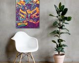 Bumblebee lifestyle mockup — Comic Strip Canvas