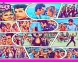 Grease — Comic Strip Canvas