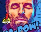 Liam Gallagher — Comic Strip Canvas