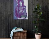 Joey Ramone lifestyle mockup — Comic Strip Canvas
