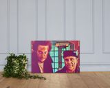 Harry & Marv lifestyle mockup — Comic Strip Canvas