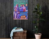 The Breakfast Club lifestyle mockup — Comic Strip Canvas