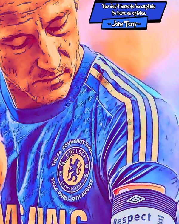 John Terry — Comic Strip Canvas
