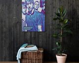 The Arctic Monkeys lifestyle mockup — Comic Strip Canvas