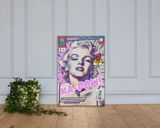 Marilyn Monroe lifestyle mockup — Comic Strip Canvas