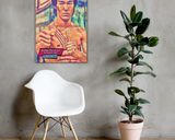 Bruce Lee lifestyle mockup — Comic Strip Canvas