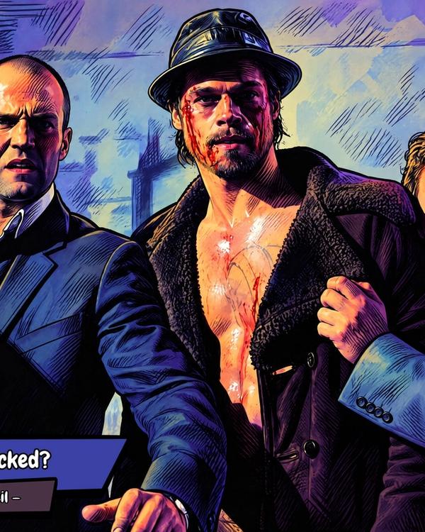 Snatch — Comic Strip Canvas