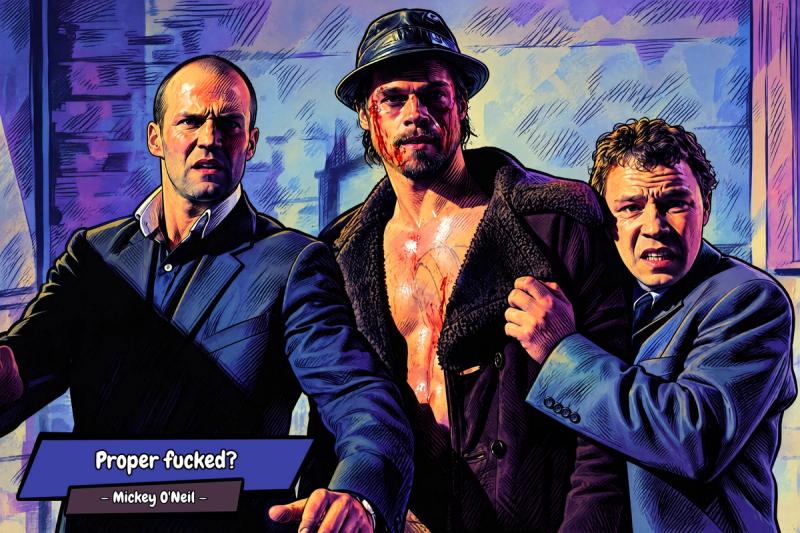 Snatch — Comic Strip Canvas