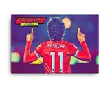 Mo Salah lifestyle mockup — Comic Strip Canvas