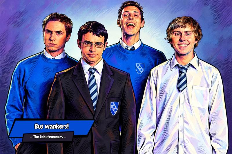 The Inbetweeners — Comic Strip Canvas
