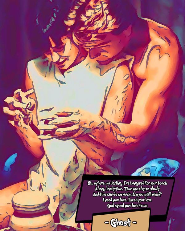 Ghost — Comic Strip Canvas