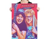 Waynes World lifestyle mockup — Comic Strip Canvas