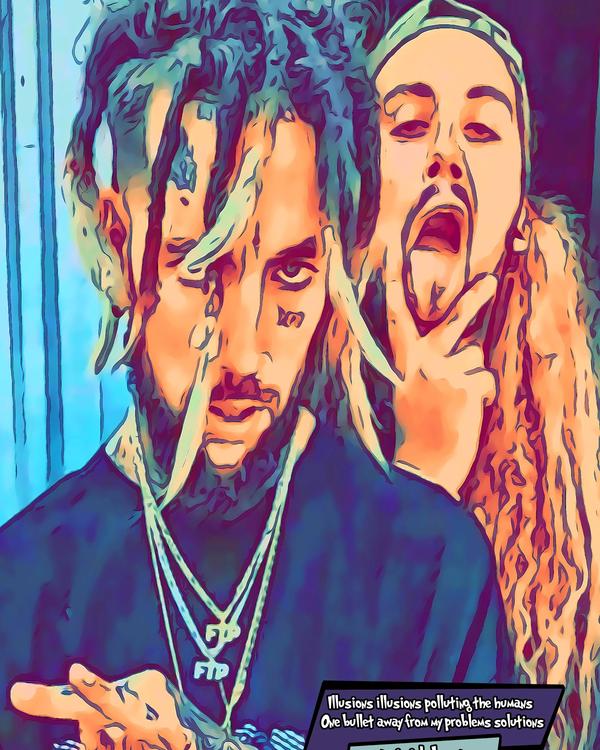 Suicide Boys — Comic Strip Canvas