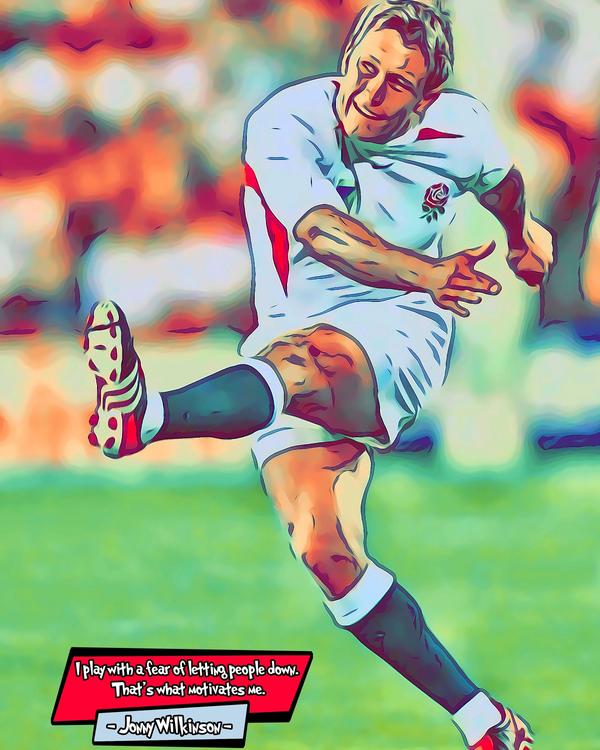 Jonny Wilkinson — Comic Strip Canvas