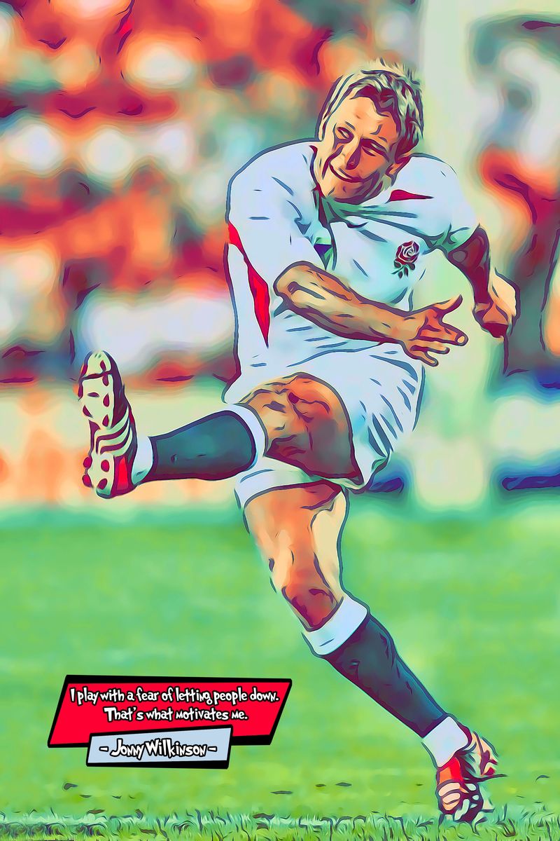 Jonny Wilkinson — Comic Strip Canvas