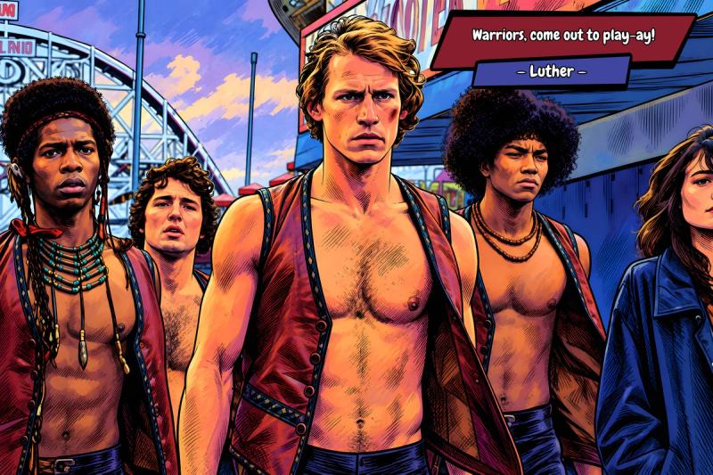 The Warriors — Comic Strip Canvas
