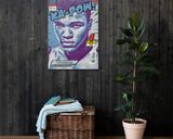 Muhammad Ali lifestyle mockup — Comic Strip Canvas