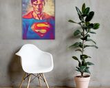 Superman lifestyle mockup — Comic Strip Canvas