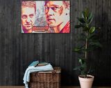 Fight Club lifestyle mockup — Comic Strip Canvas