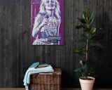 Debbie Harry lifestyle mockup — Comic Strip Canvas