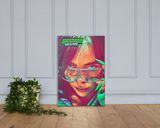 Billie Eilish lifestyle mockup — Comic Strip Canvas