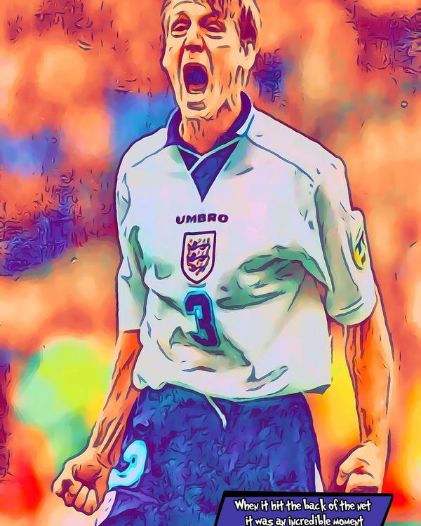 Stuart Pearce — Comic Strip Canvas
