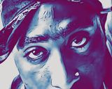 Tupac — Comic Strip Canvas