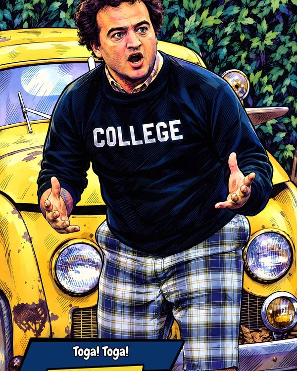 Animal House — Comic Strip Canvas