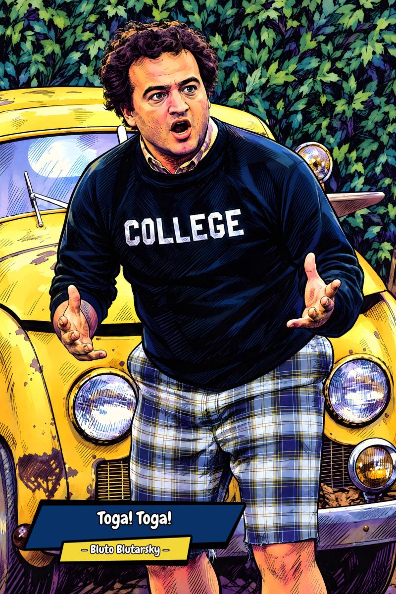 Animal House — Comic Strip Canvas