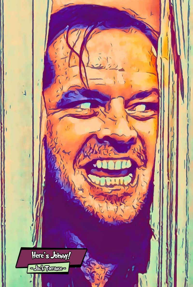 The Shining — Comic Strip Canvas