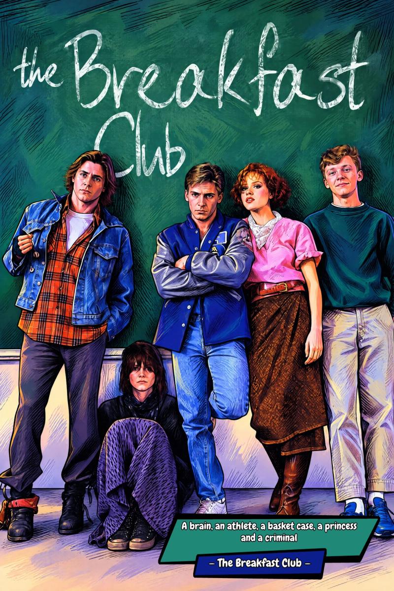 The Breakfast Club — Comic Strip Canvas