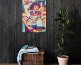 Kevin Keegan lifestyle mockup — Comic Strip Canvas