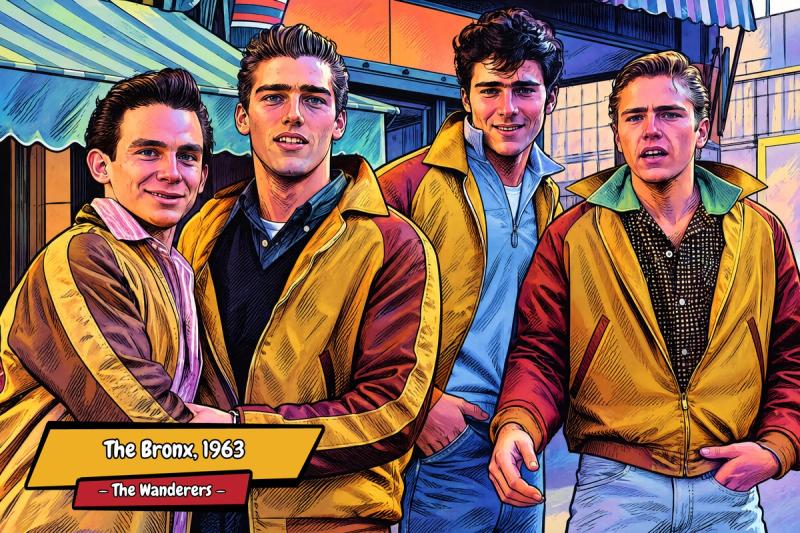 The Wanderers — Comic Strip Canvas